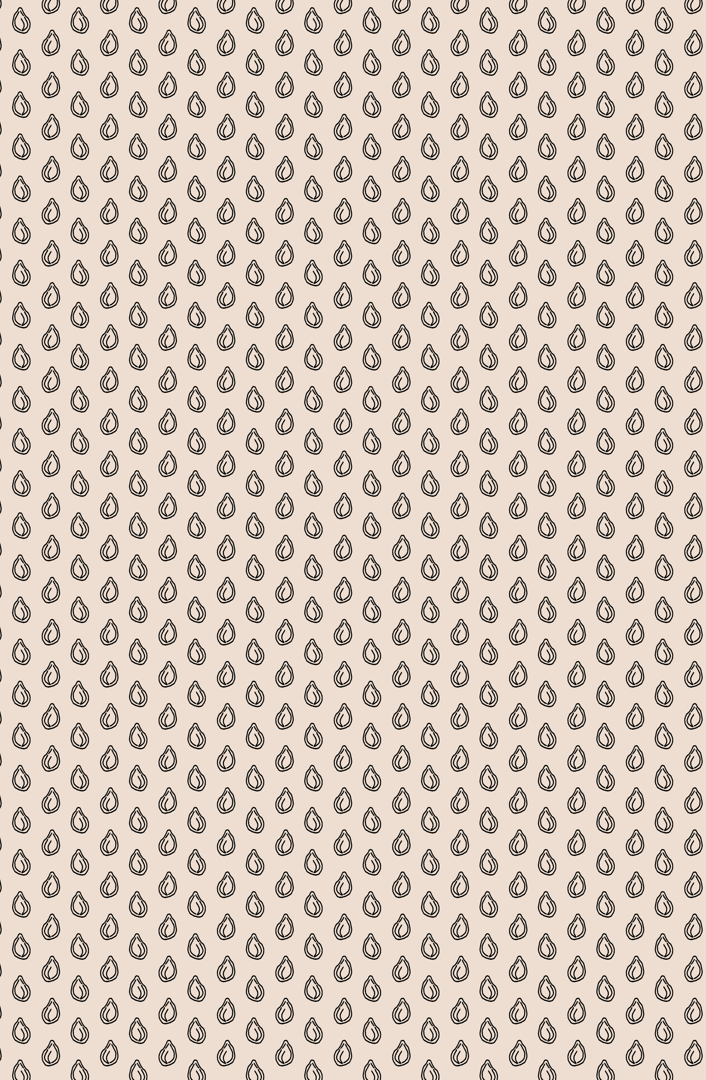 seed flax flower print